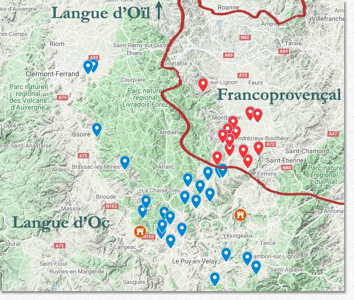 Aires de langage chez les scieurs de long retrouvés en Brie