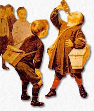 d'après "Petits écoliers" de Jean Geoffroy 1887