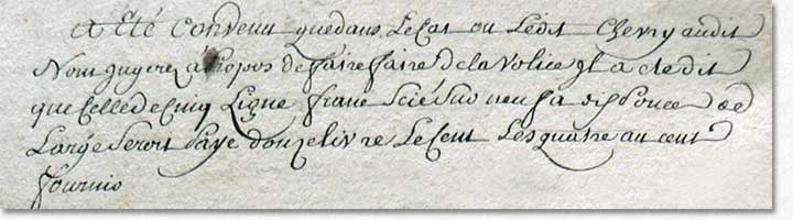 Minutes du notaire Baticle, la Chapelle Gauthier AD77 273 E 23