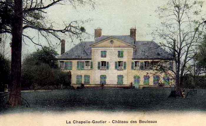 Carte postale : les Bouleaux, commune de Fontenailles