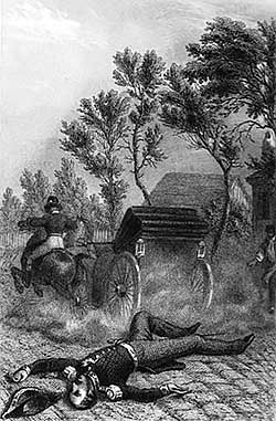 Accident mortel du duc d'Orléans, 13 juillet 1842 à Neuilly