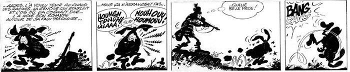 Montage d'après "idées noires" de Franquin