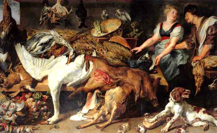Nature Morte avec deux cuisiniers , Frans Snyders