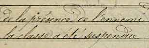 Extrait du cahier journal de l'instituteur 1870