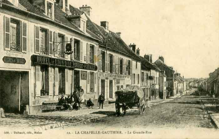 L'hôtel du Lion d'Or et celui du Cygne à la Chapelle Gauthier