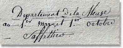 AD 77 Enquête 1809 M 9215 Saint Ouen en Brie