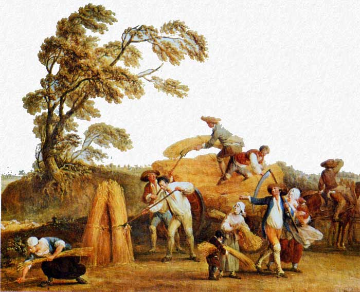 Les Quatre heures de la journ&eacute;e : les V&ecirc;pres ou l'orage de  Fran&ccedil;ois Louis Joseph Watteau dit Watteau de Lille