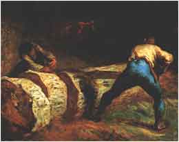 Scieurs par Jean François Millet